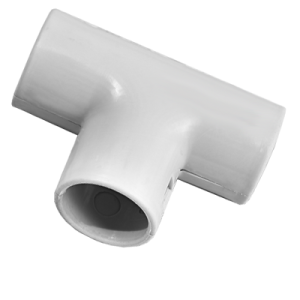 Тройник соединительный серый